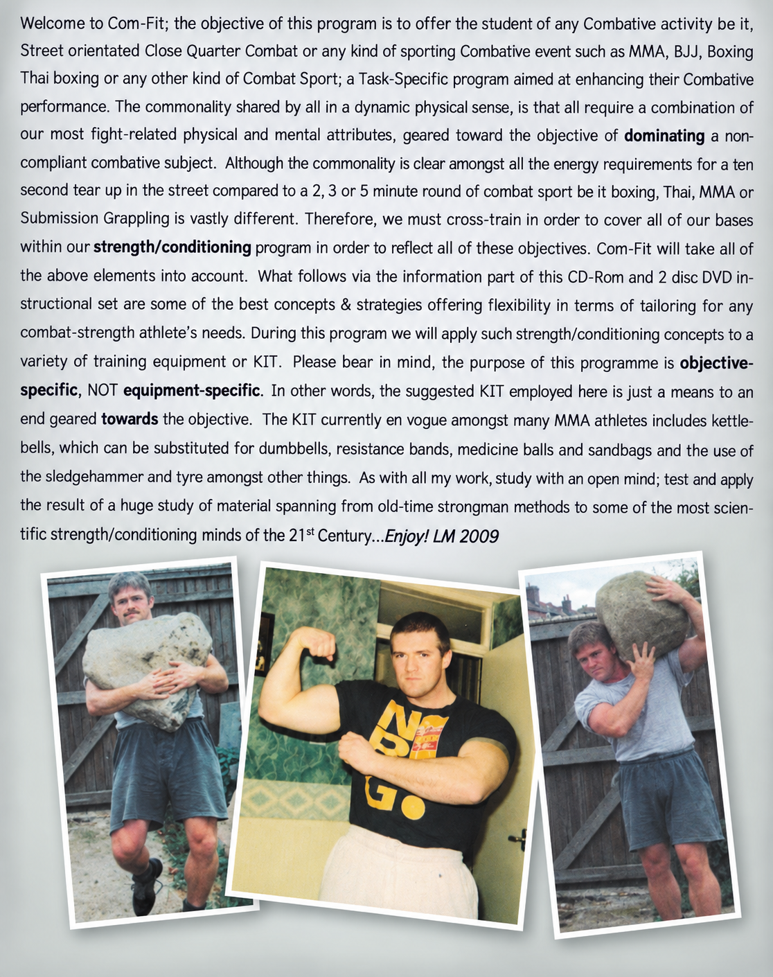 Urban Combatives Com Fit Combative Conditioning 3 Disc Set by Lee Morrison (Preowned) (PAL)