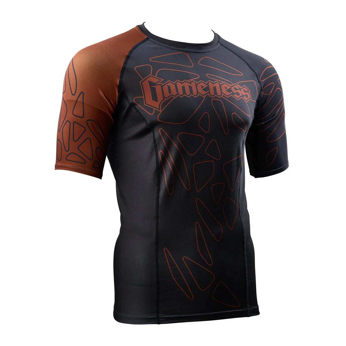 Men's Short Sleeve Pro Rank Rash Guard by Gameness (5 Colors)