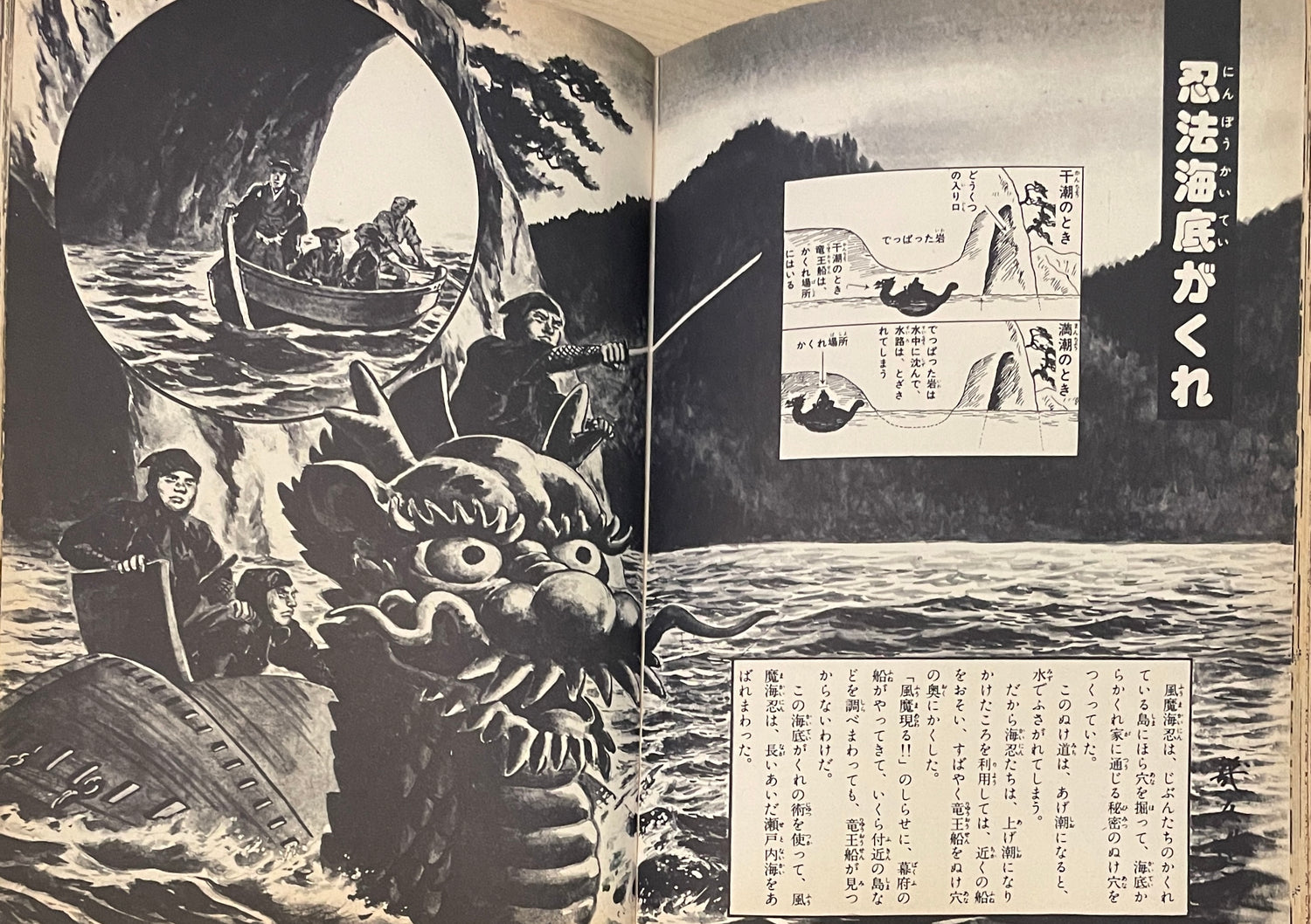 Ninja Ninpo Pictorial Full Illustration Book by Masaaki Hatsumi (Hardcover) (Preowned)