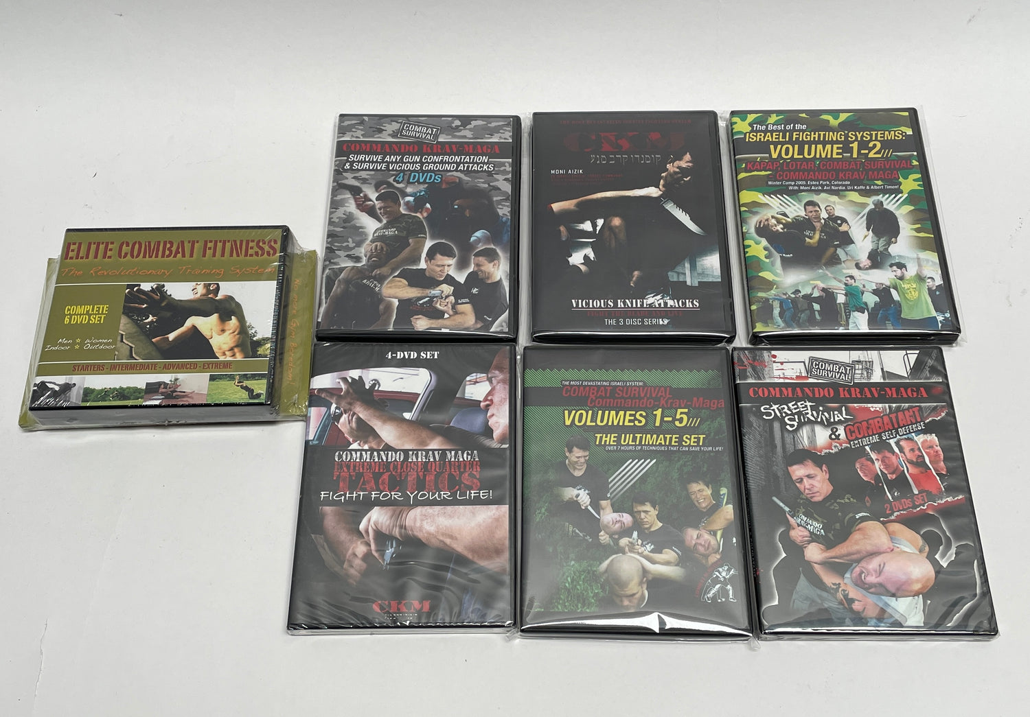 Commando Krav Maga Biblioteca completa 20 DVD Set con Moni Aizik