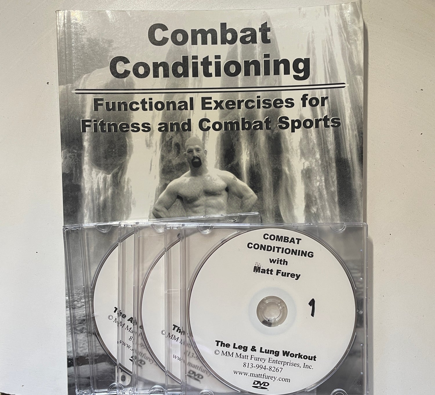 Combat Conditioning: Functional Exercises For Fitness And Combat Sports Book & 3 DVD Set by Matt Furey (Revised Edition) (Preowned)