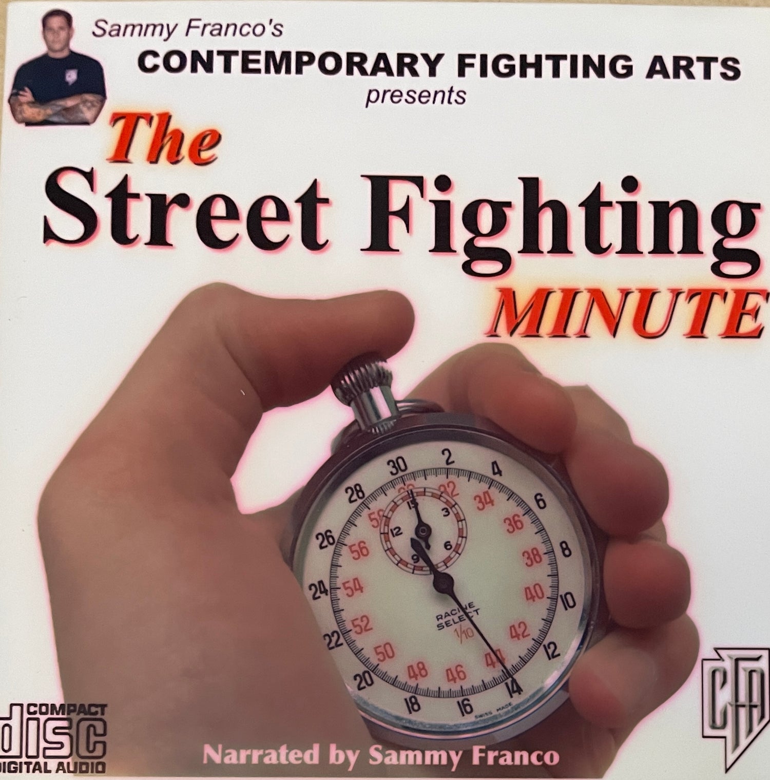 Audiolibro en CD The Street Fighting Minute de Sammy Franco (usado)