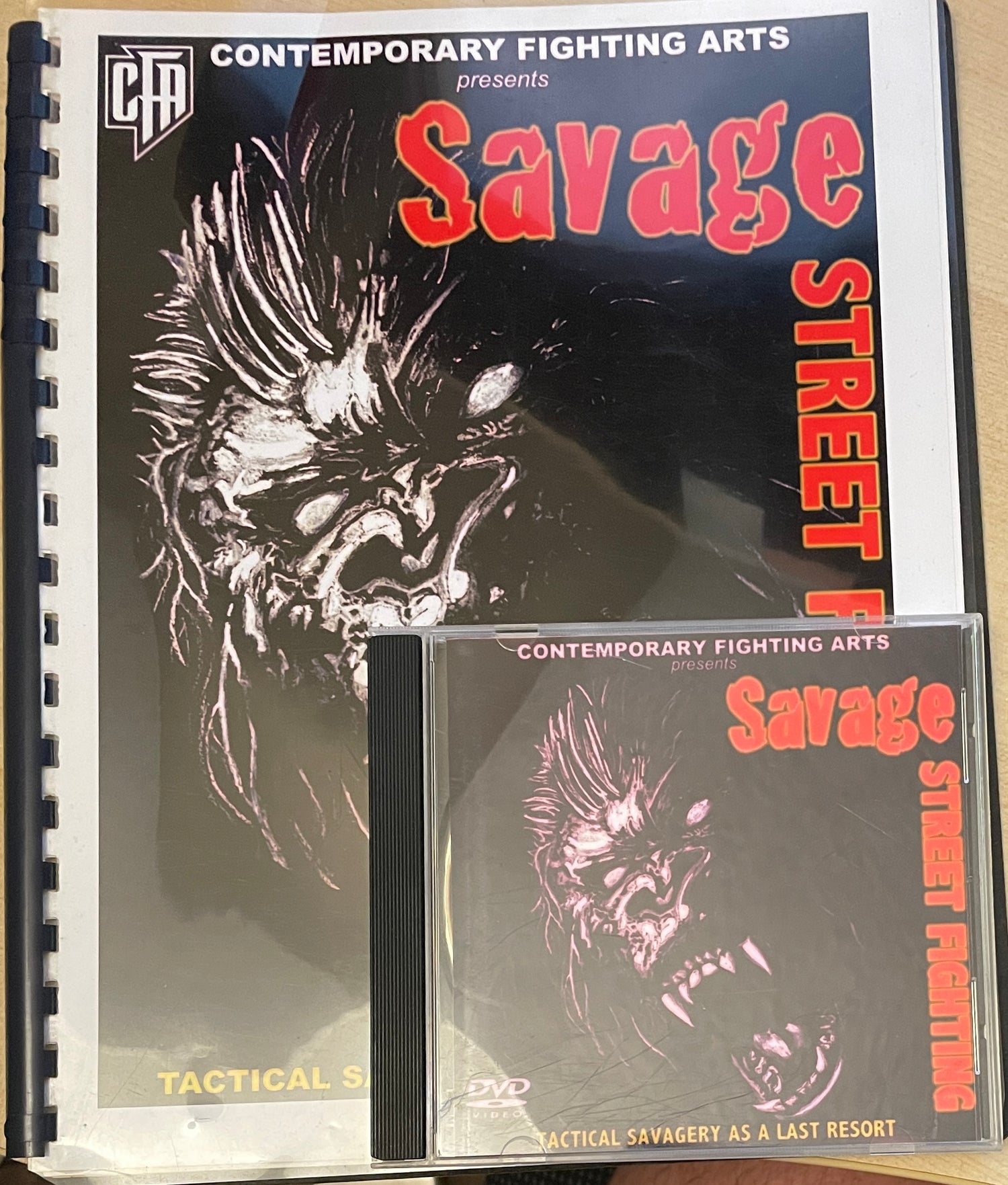 Savage Street Fighting Book & DVD by Sammy Franco (Preowned)