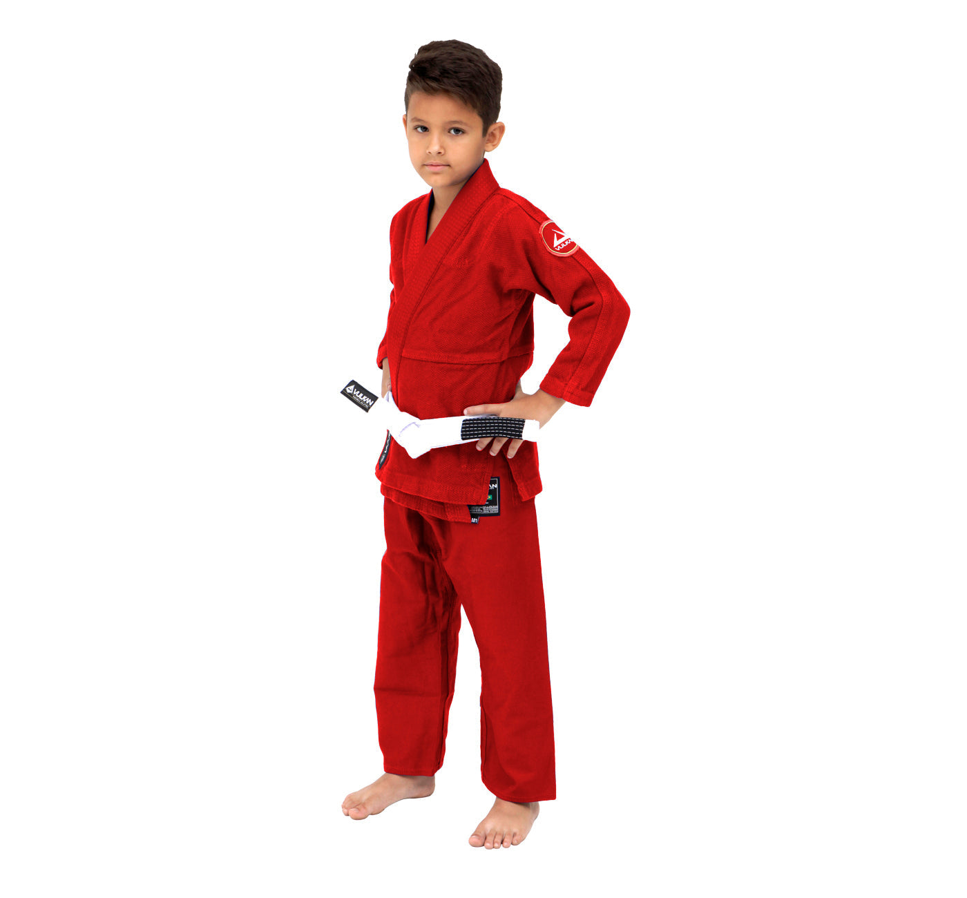 ULTRA LIGHT NEO KIDS Jiu Jitsu Gi (Red) by Vulkan