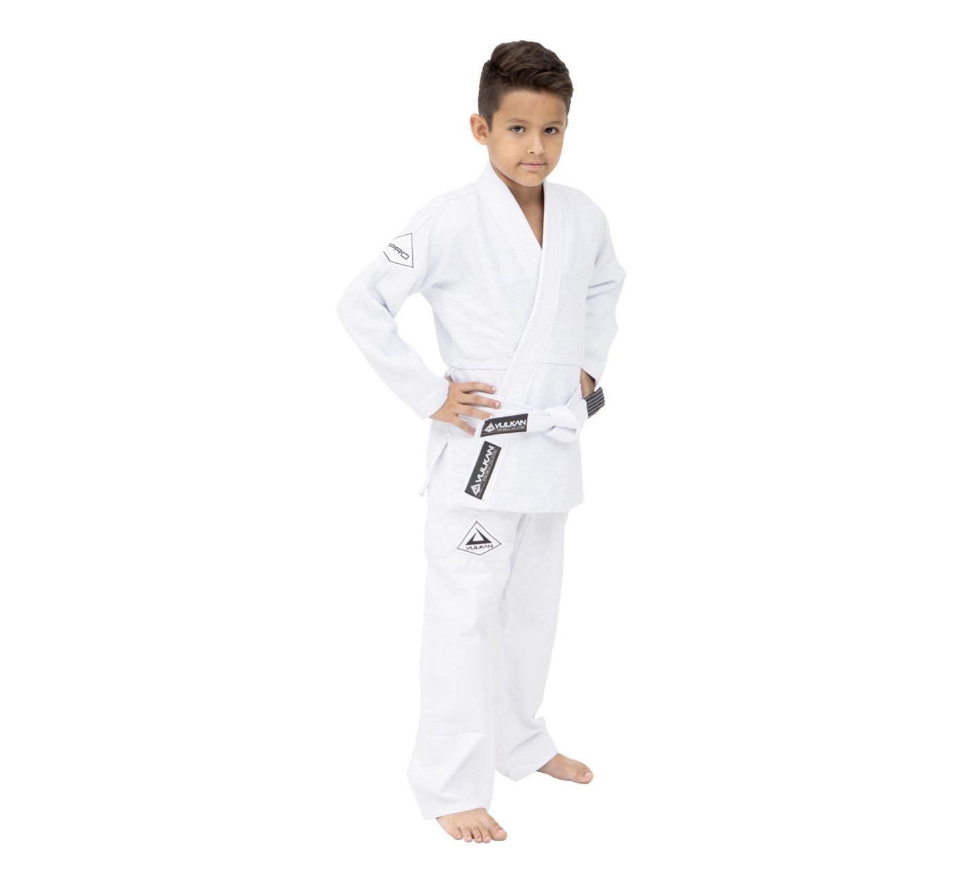 PRO EVOLUTION KIDS Jiu-Jitsu Gi (White) by Vulkan