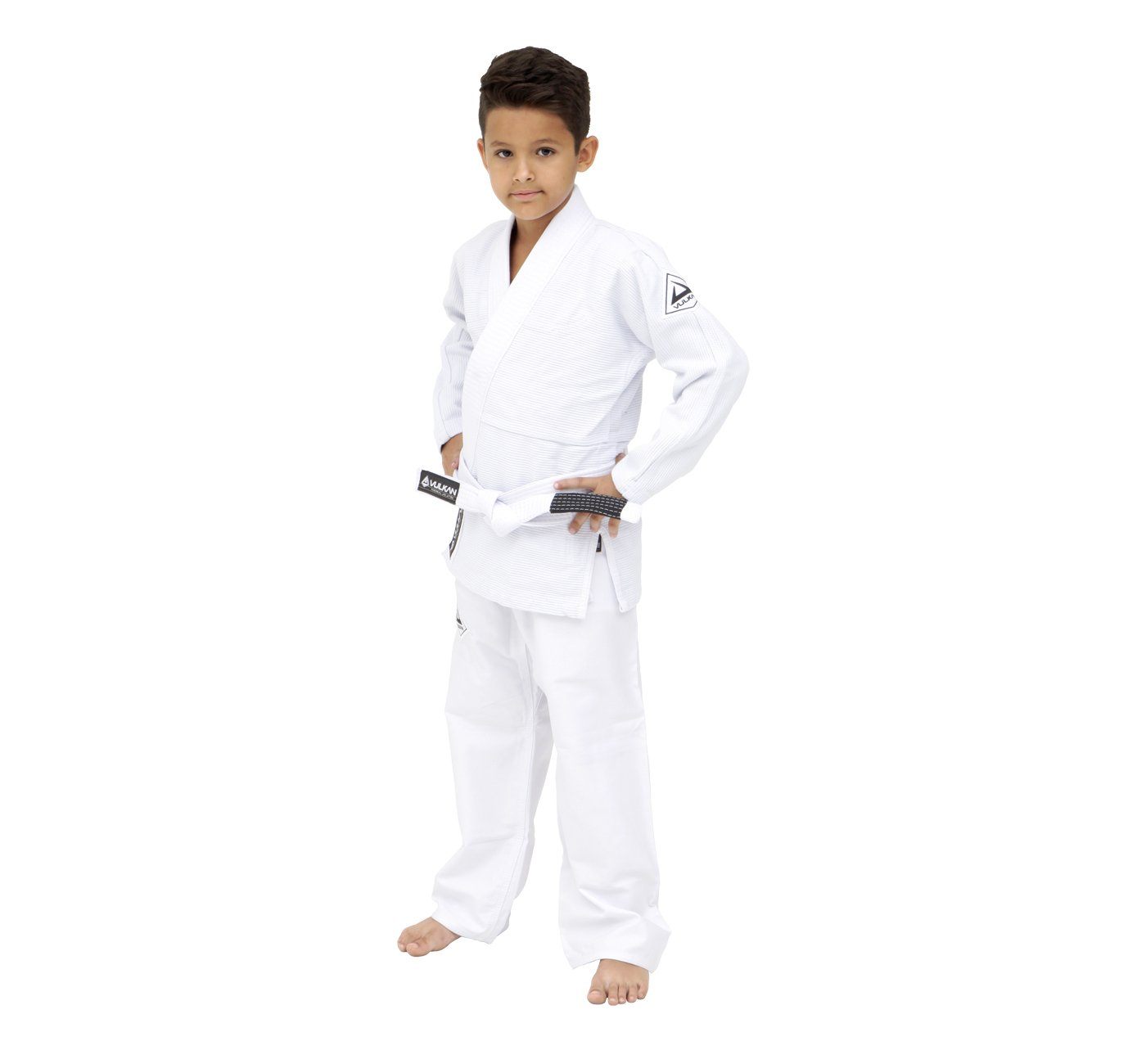 PRO EVOLUTION KIDS Jiu-Jitsu Gi (White) by Vulkan