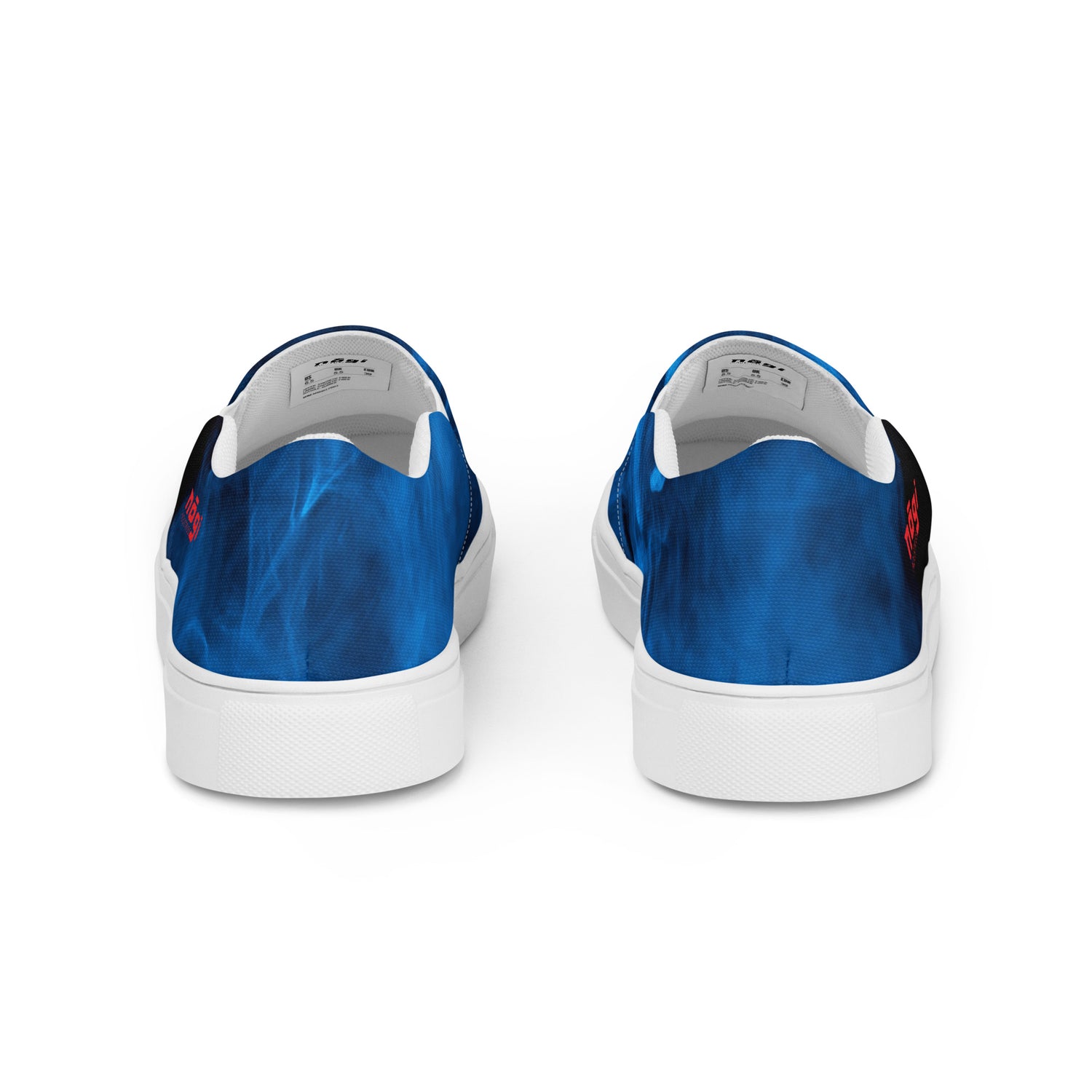 Blue Smoke Men’s Slip-on Canvas Shoes by Nogi Industries