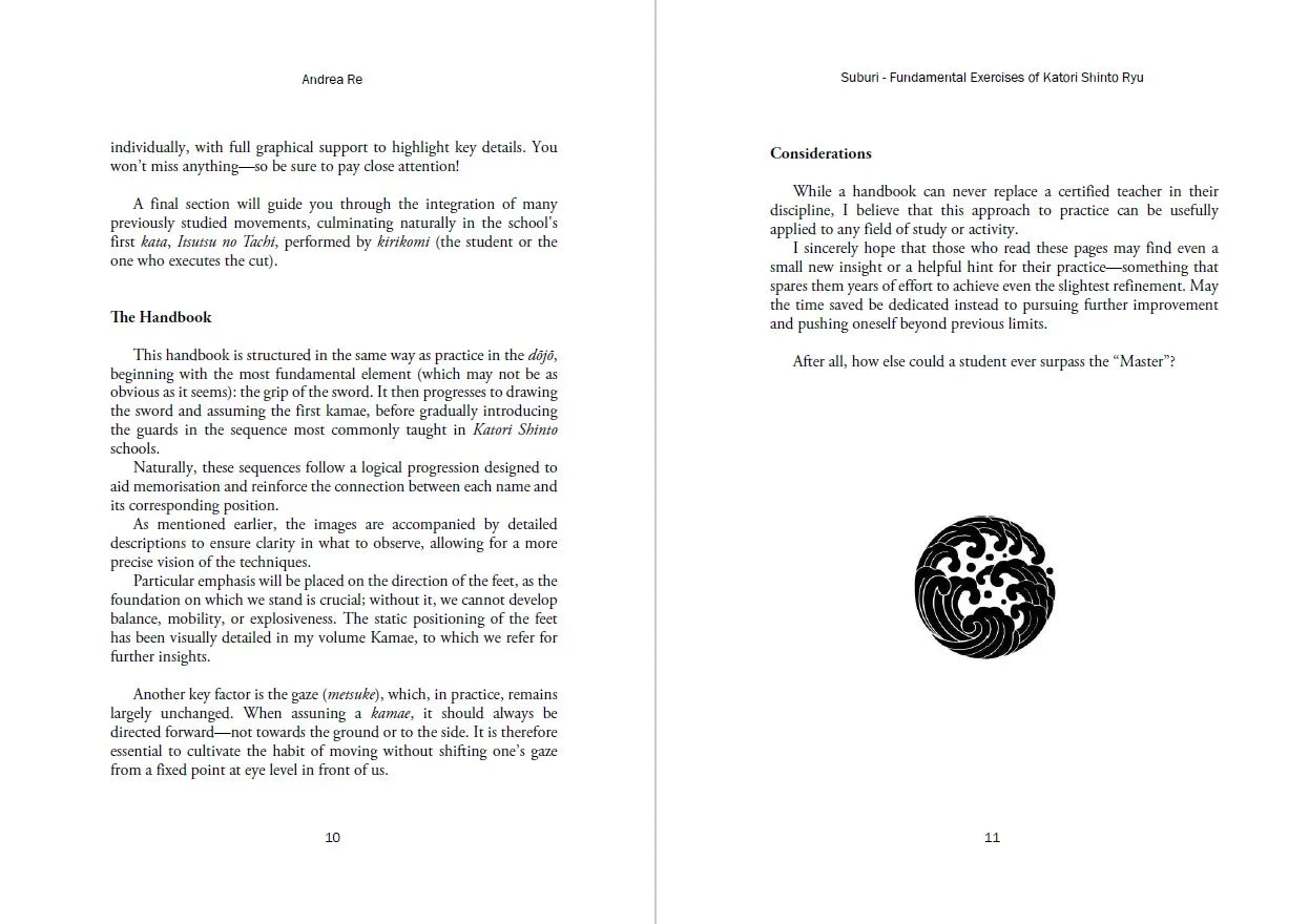 Suburi: Fundamental Exercises of Katori Shinto Ryu Book by Andrea Re