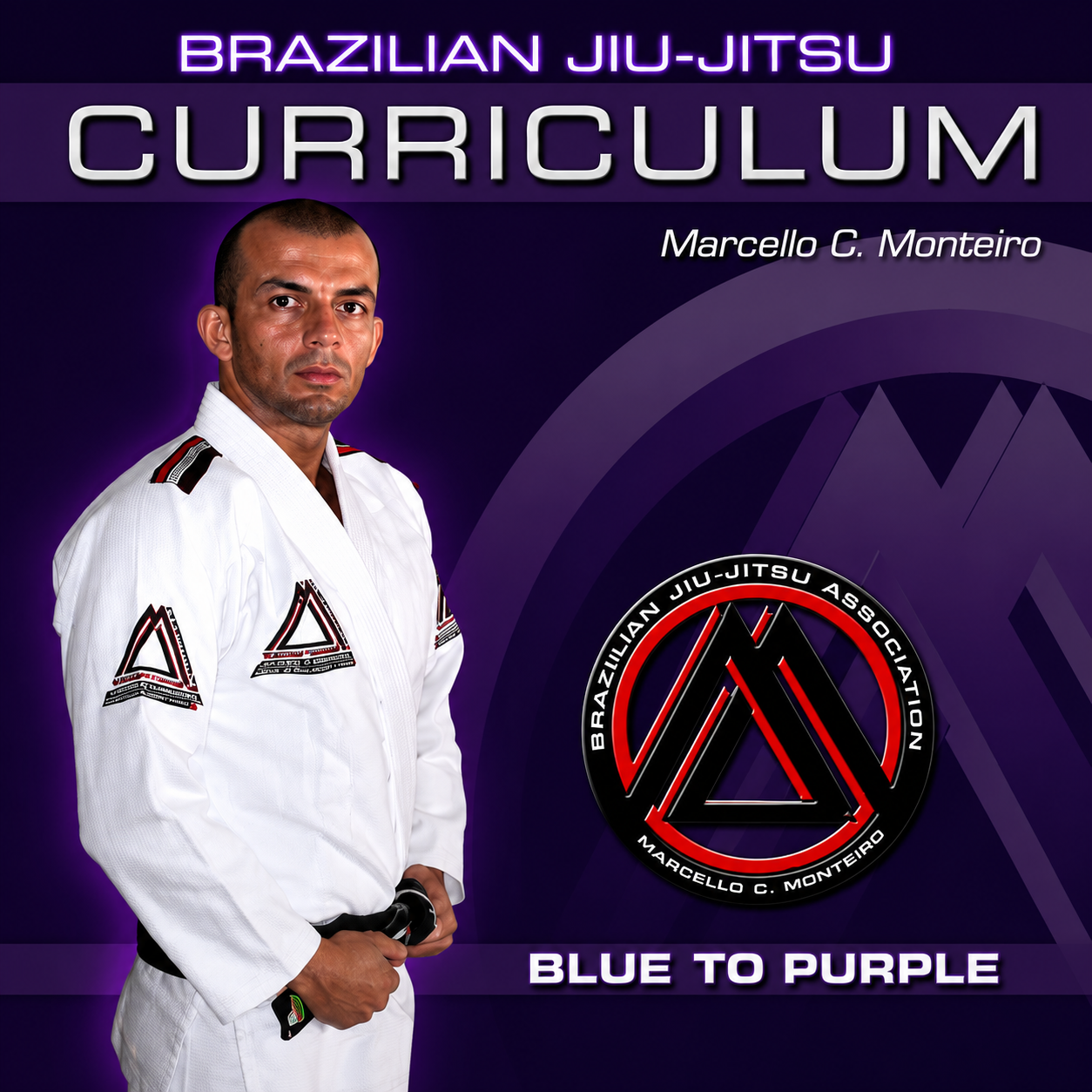 BJJ Curriculum Blue to Purple Series with Marcello Monteiro (On Demand)