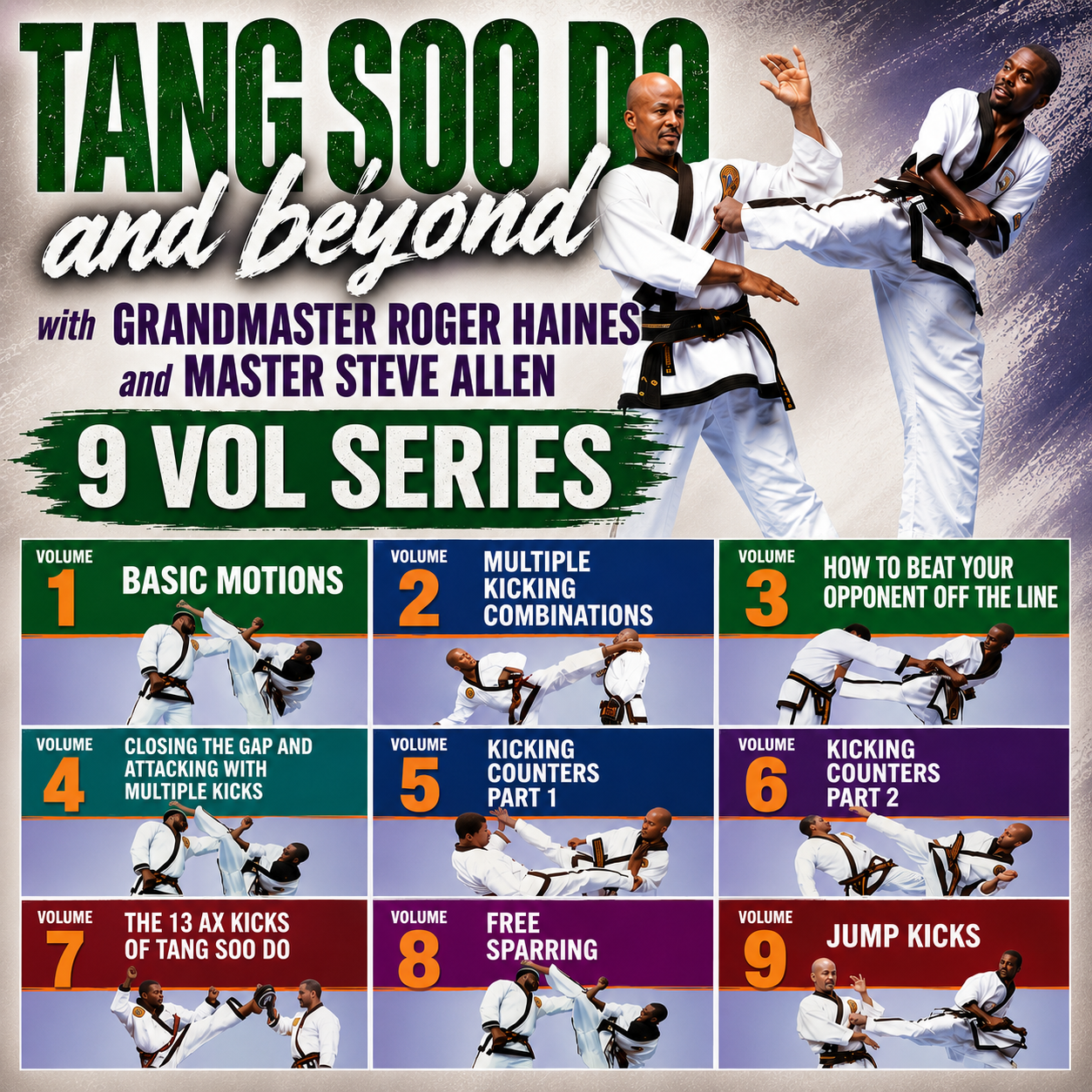 Tang Soo Do & Beyond 9 Vol Series by Roger Haines (On Demand)