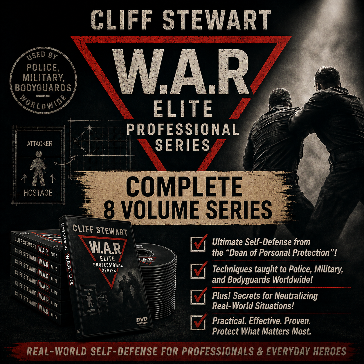 WAR Elite Professional 8 Vol Series Cliff Stewart (On Demand)