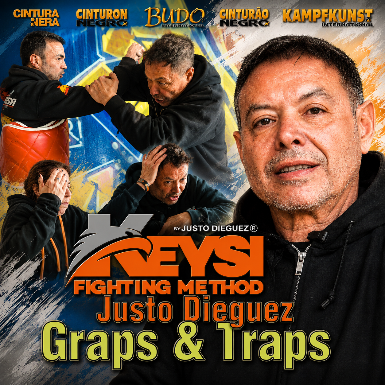 Keysi Grabs & Traps with Justo Dieguez (On Demand)