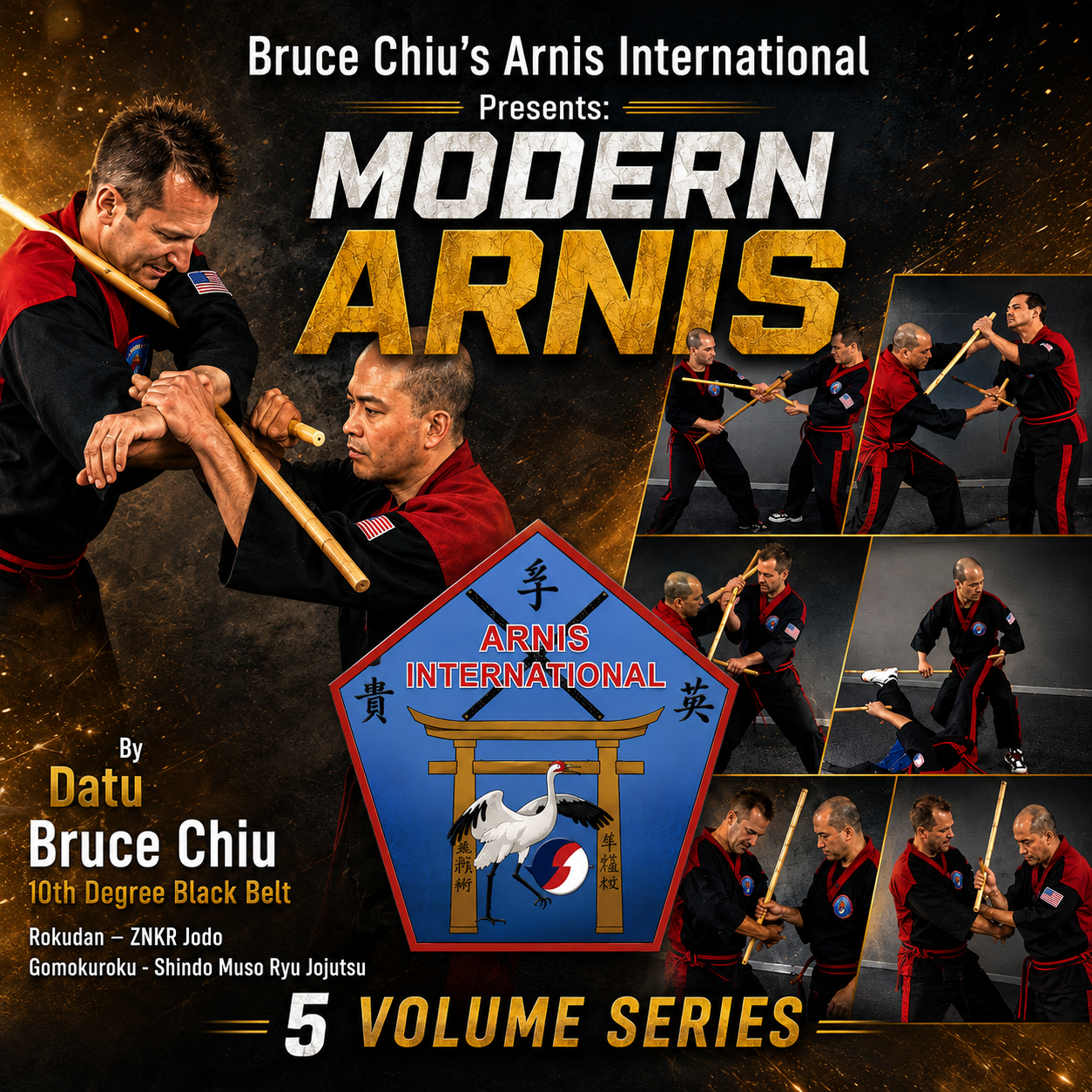 Modern Arnis 5 Vol Series by Bruce Chiu (On Demand)
