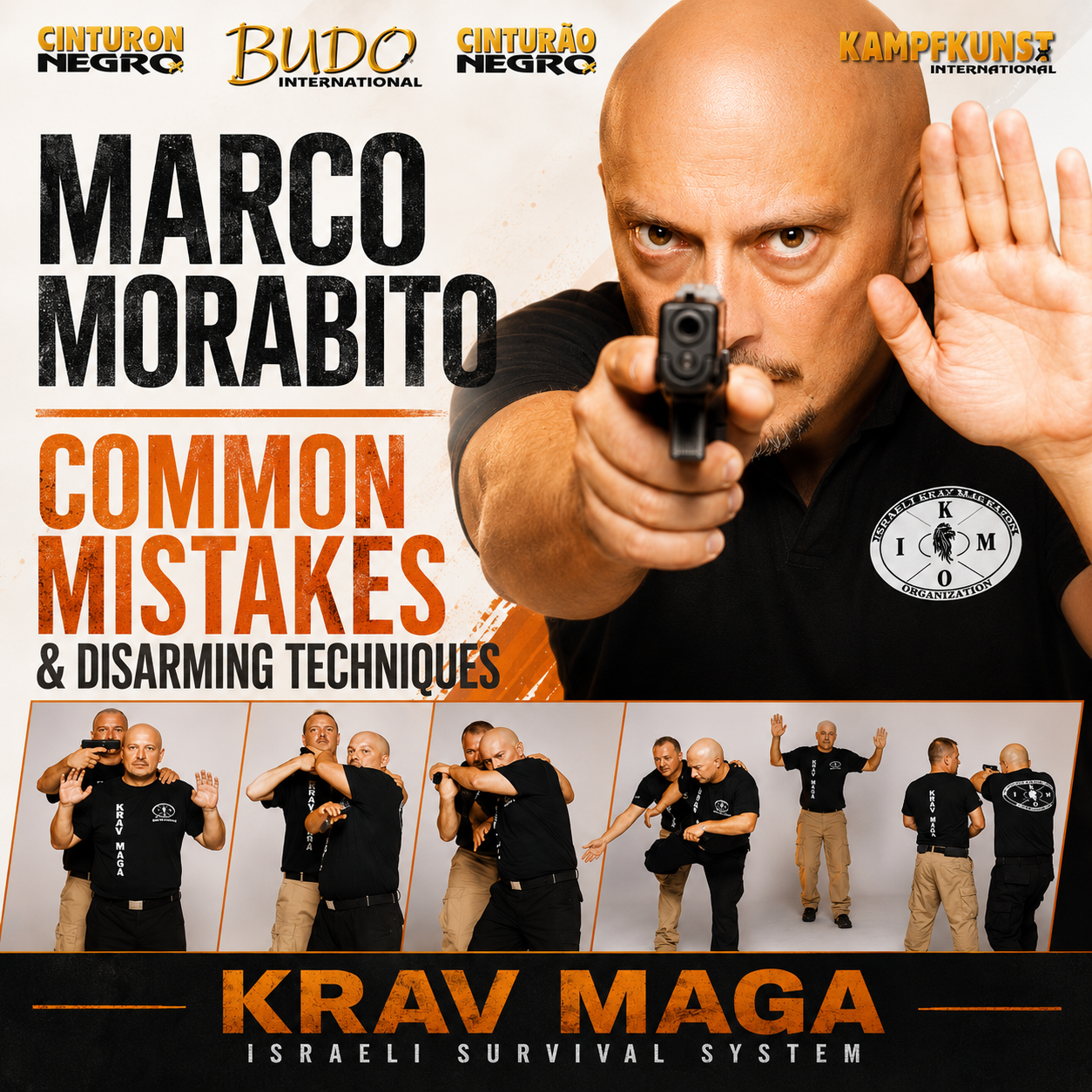 Krav Maga Israeli Survival System Disarming Techniques with Marco Morabito (On Demand)