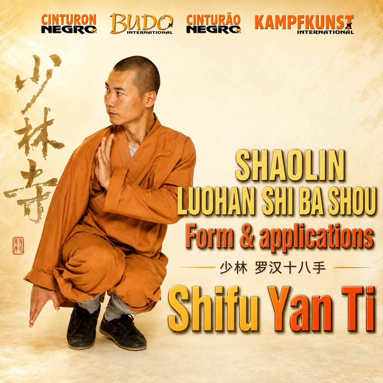 Shaolin Luohan Shi Ba Shou Form Taolu with Shi Yan Ti (On Demand)