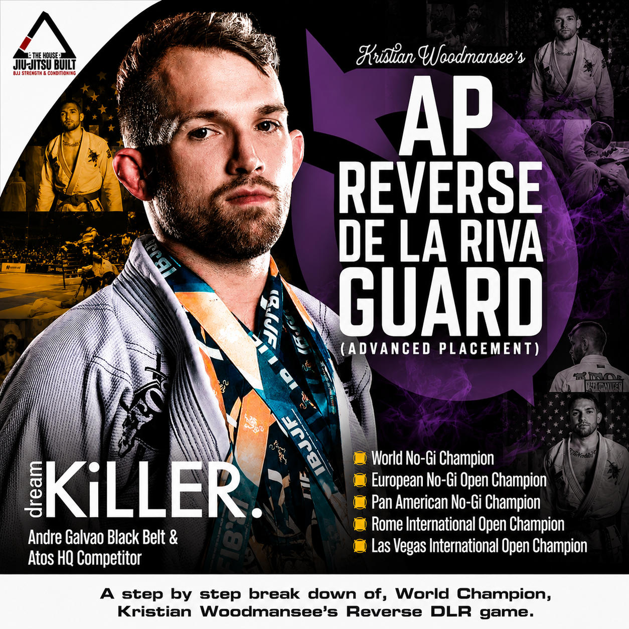 Reverse De La Riva Guard with Kristian Woodmansee (On Demand)