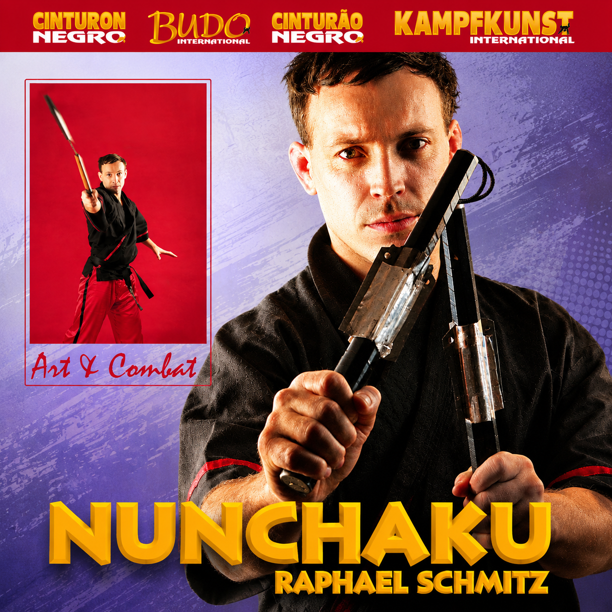Nunchaku artístico y de combate de Raphael Schmidt (Bajo demanda)