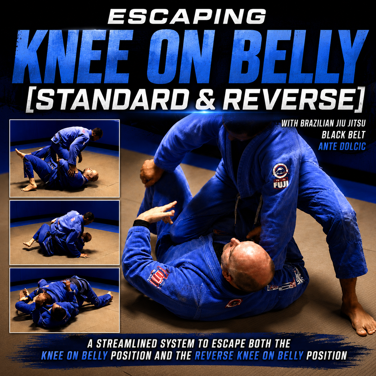 Escaping Knee on Belly and Reverse Knee on Belly (On Demand)