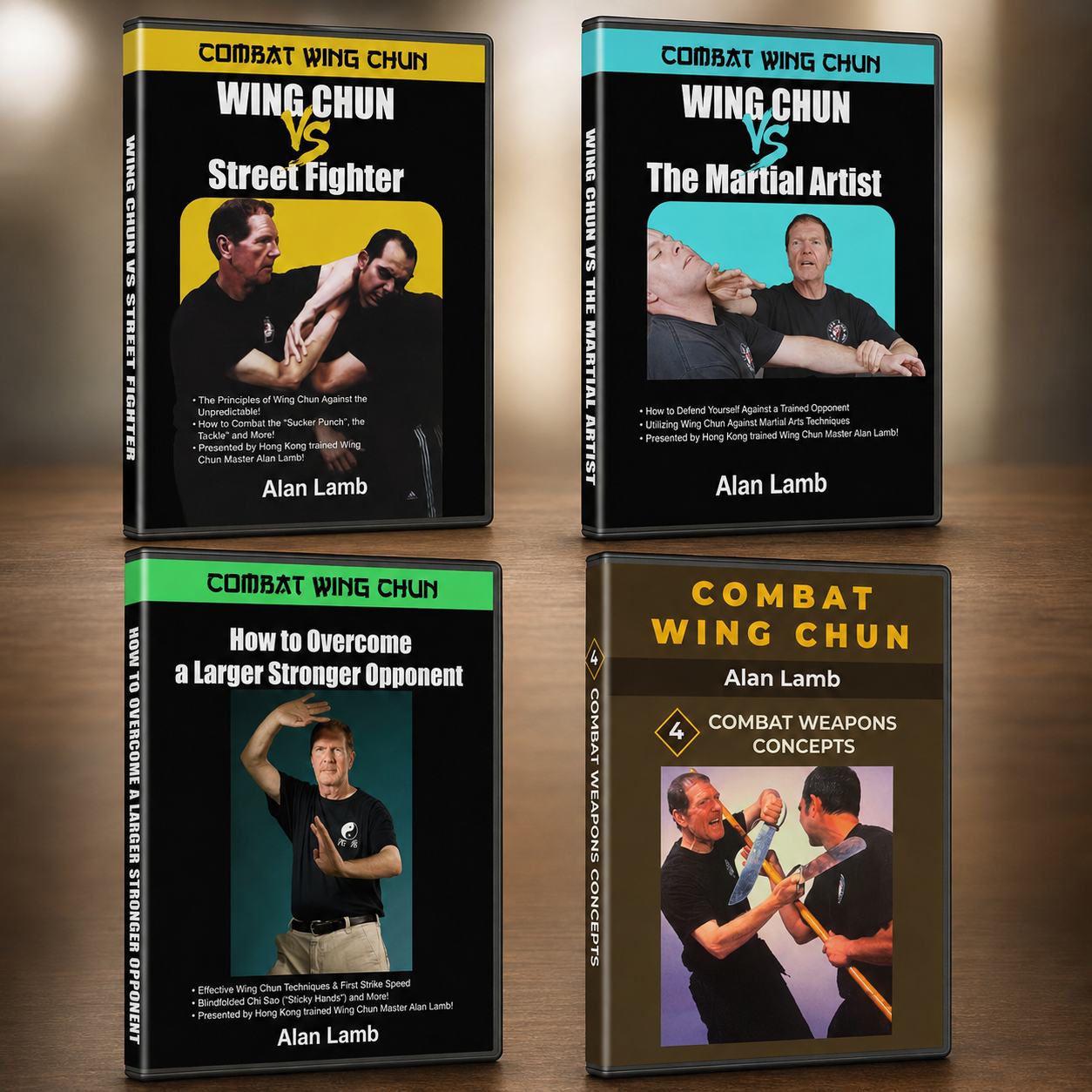 Combat Wing Chun 4 DVD Set by Alan Lamb