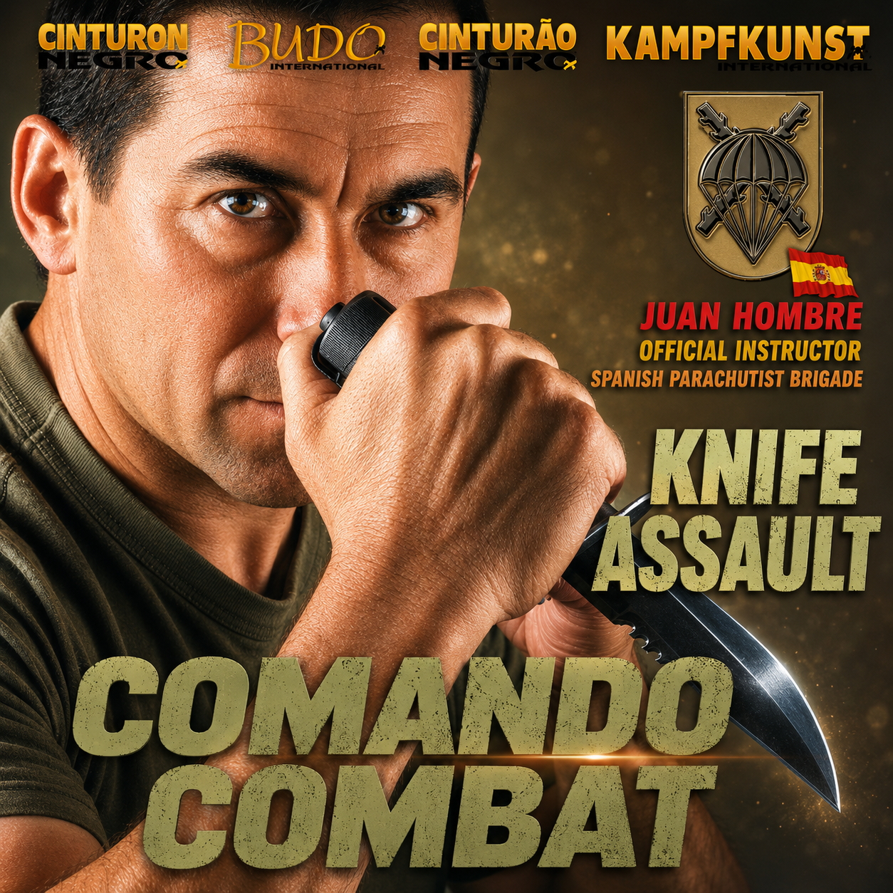 Asalto con cuchillo de combate comando con Juan Hombre (On Demand)