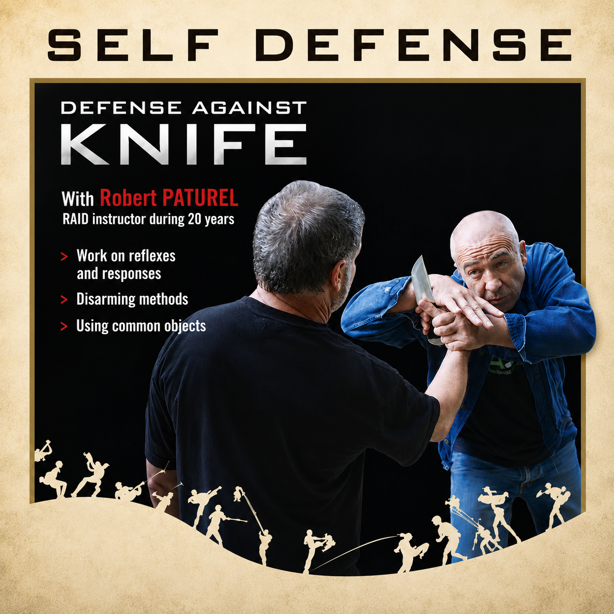 Self Defense Against Knife By Robert Paturel (On Demand)