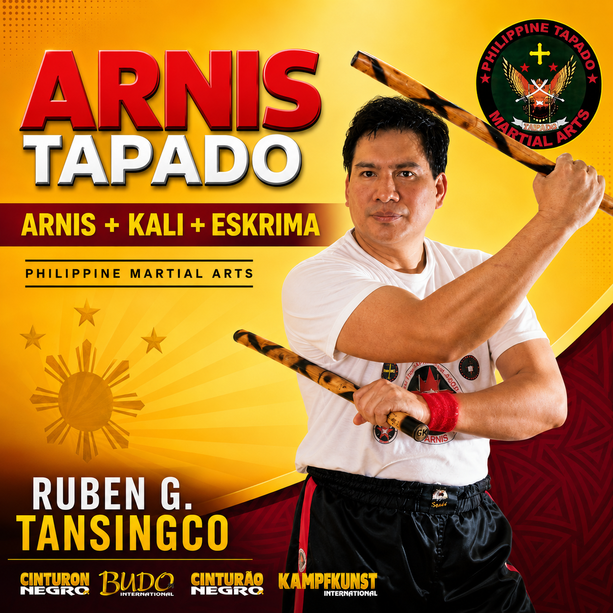 Arnis Tapado Double Stick by Ruben Tansingco (On Demand)