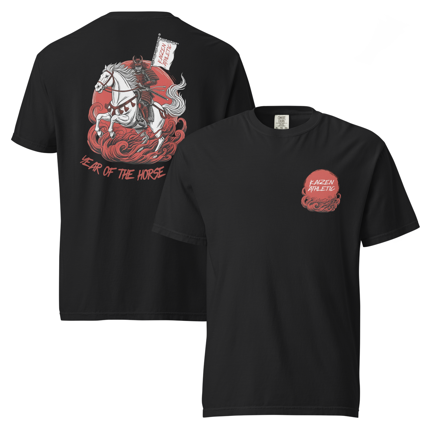 2026 Year of the Horse Garment-Dyed Heavyweight T-Shirt by Kaizen Athletic