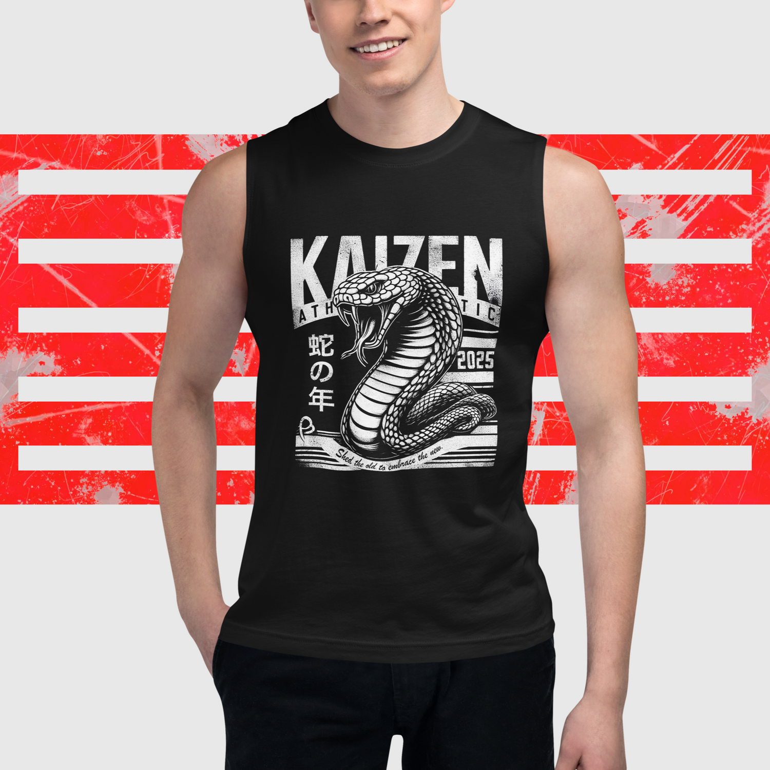 2025 Year of the Snake Muscle Tee by Kaizen Athletic