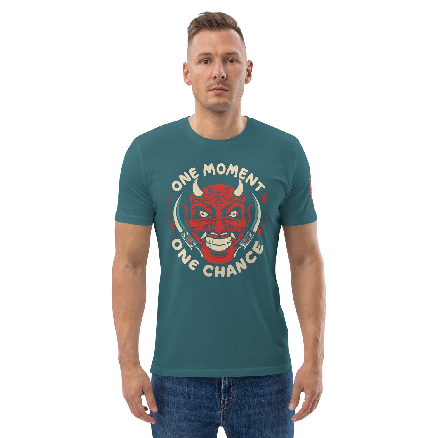 One Moment Unisex Organic Cotton T-Shirt by Kaizen Athletic