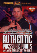 Authentic Pressure Points DVD 4 Pressure Point Knockouts: Moving Attacks DVD by Scott Rogers - Budovideos Inc