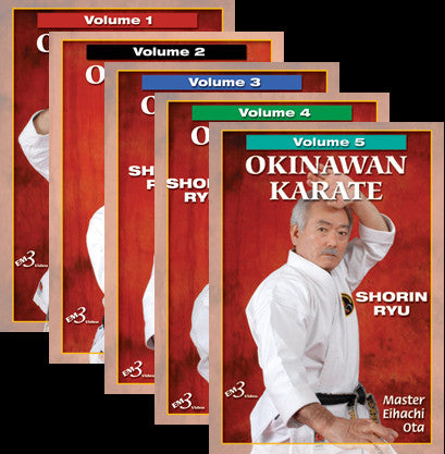 Okinawan Karate Shorin Ryu 5 DVD Set by Eihachi Ota - Budovideos Inc