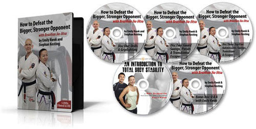 How to Defeat the Bigger, Stronger Opponent 5 DVD Set with Stephan Kesting & Emily Kwok - Budovideos Inc