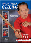 Balintawak Eskrima (Vol 4-6) 3 DVD Set with Ising Atillo - Budovideos Inc