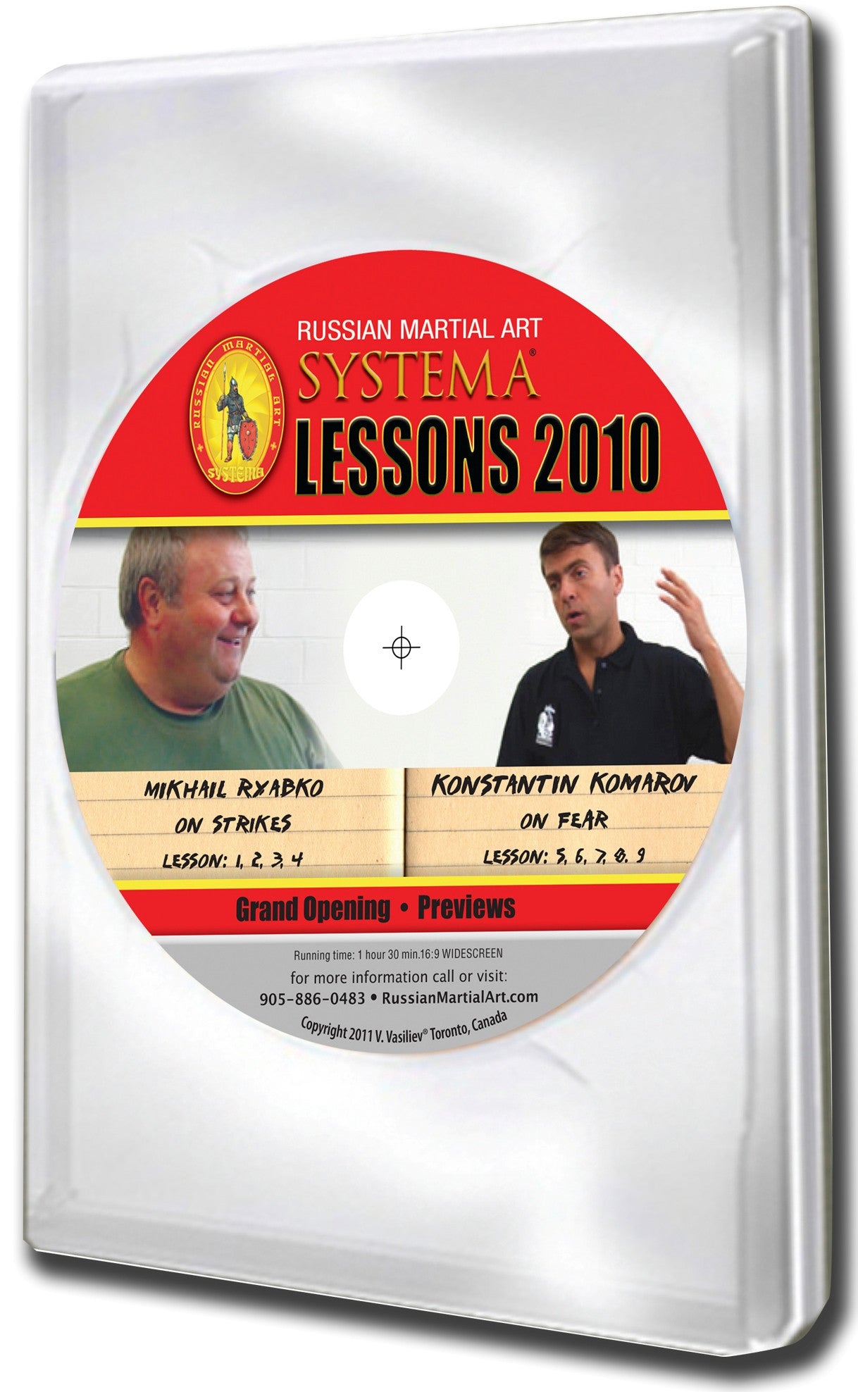 Systema Lessons 2010 DVD with Mikhail Ryabko & Konstantin Komarov - Budovideos Inc