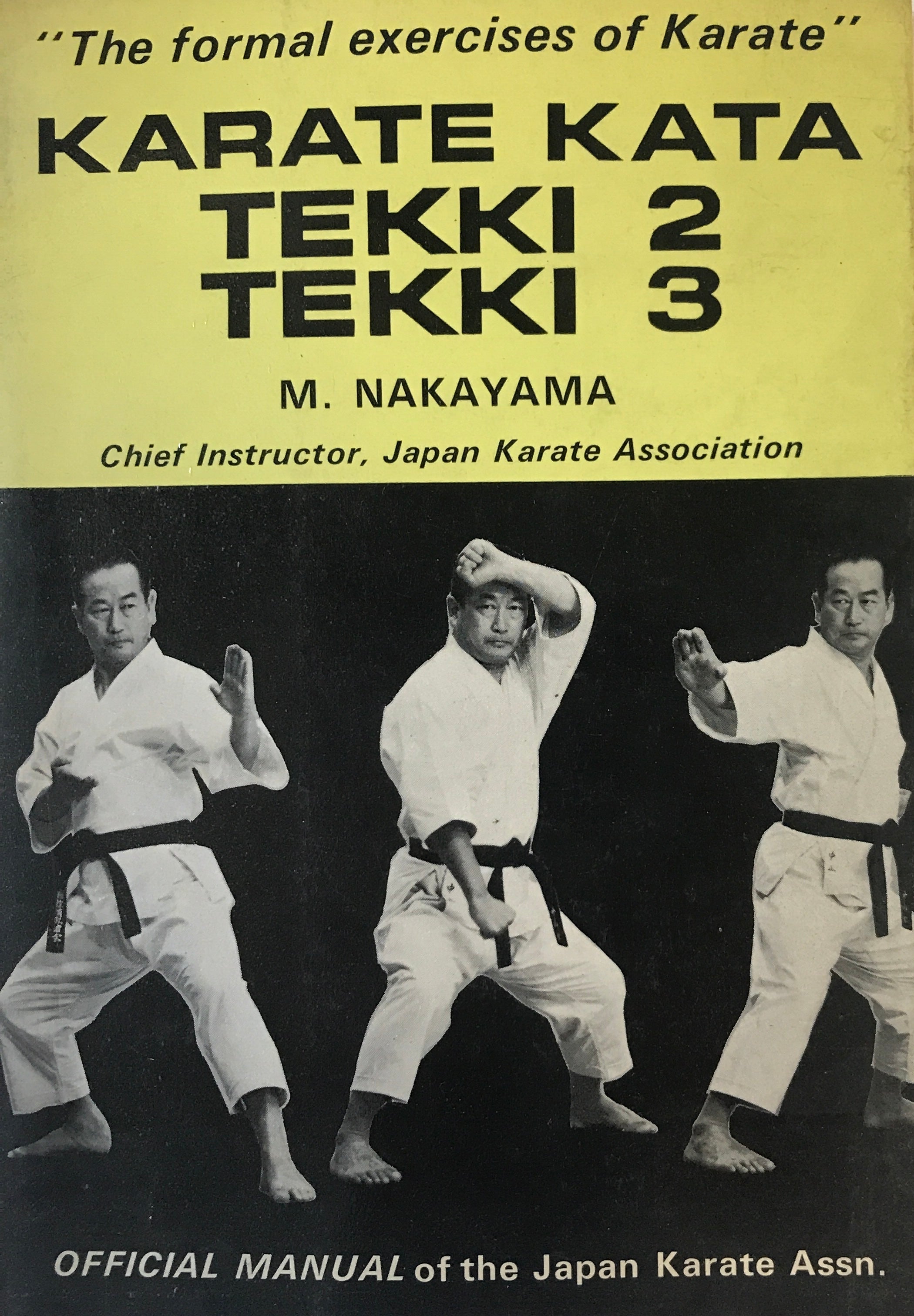 Karate Kata Tekki 2 & Tekki 3 Book by Masatoshi Nakayama (Preowned)