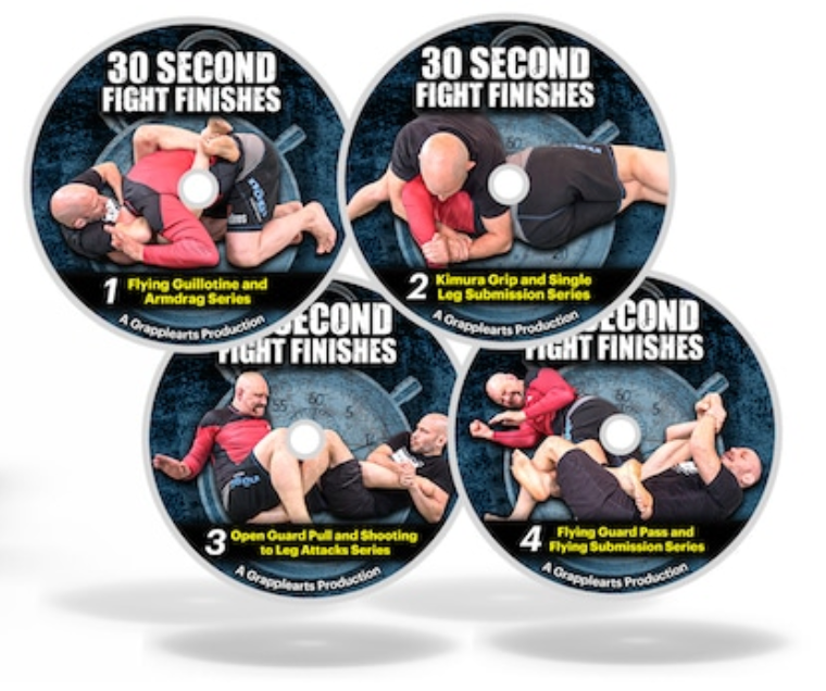 30 Second Fight Finishes 4 DVD Set by Elliott Bayev & Stephan Kesting