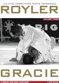 Royler Gracie Competition Tested Techniques DVD 3: Mount and Back Positions - Budovideos Inc