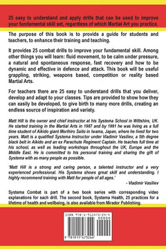 Systema: Russian Martial Art 25 Combat Drills Book by Matt Hill - Budovideos