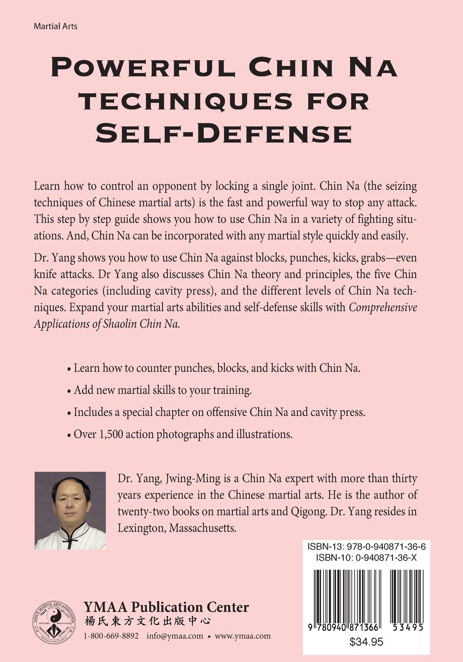 Comprehensive Applications of Shaolin Chin Na—Practical defense of Chinese Seizing Arts for All Martial Styles Book by Dr. Yang, Jwing-Ming - Budovideos Inc