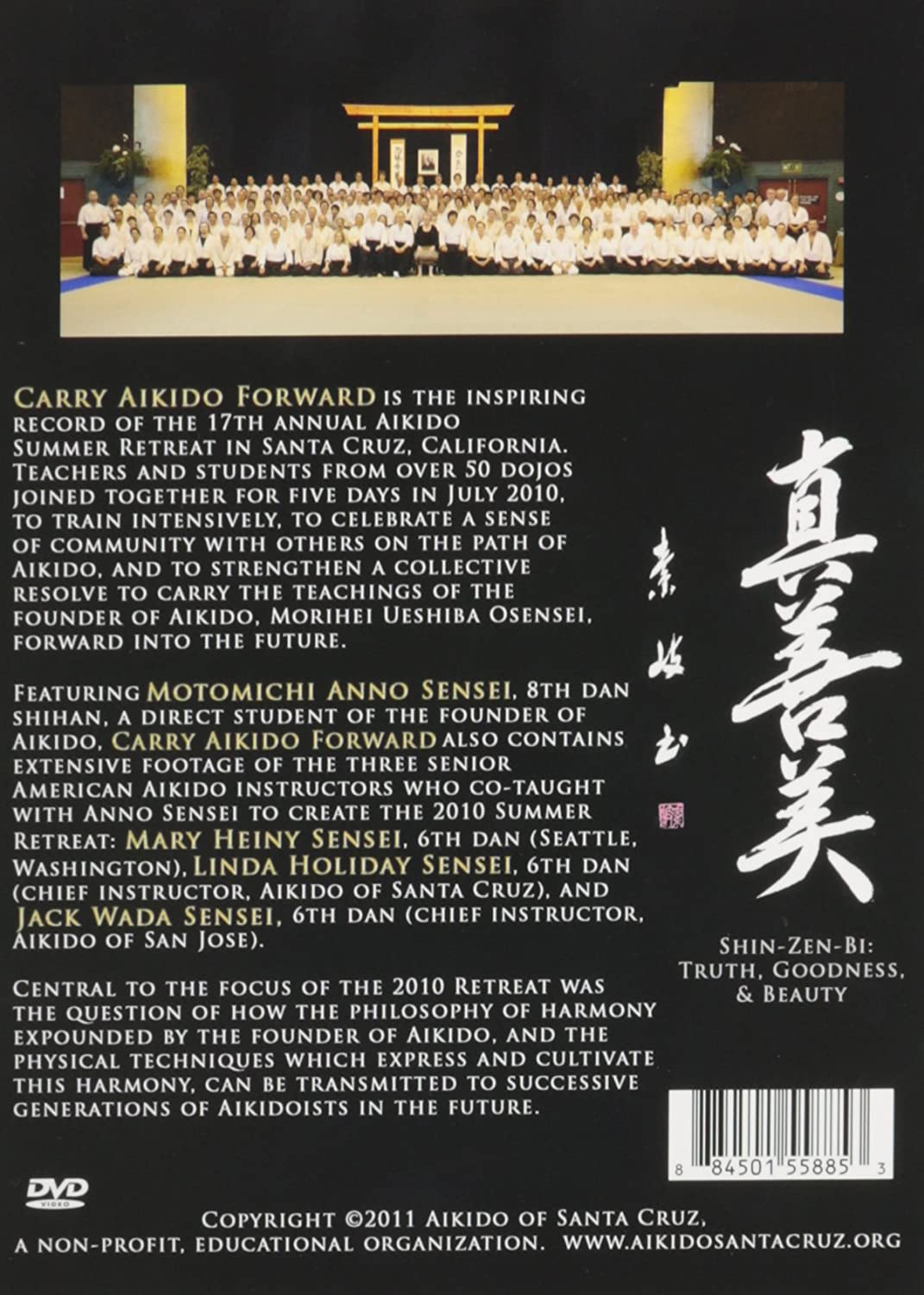 Carry Aikido Forward DVD with Motomichi Anno, Mary Heiny, Jack Wada & Linda Holiday - Budovideos