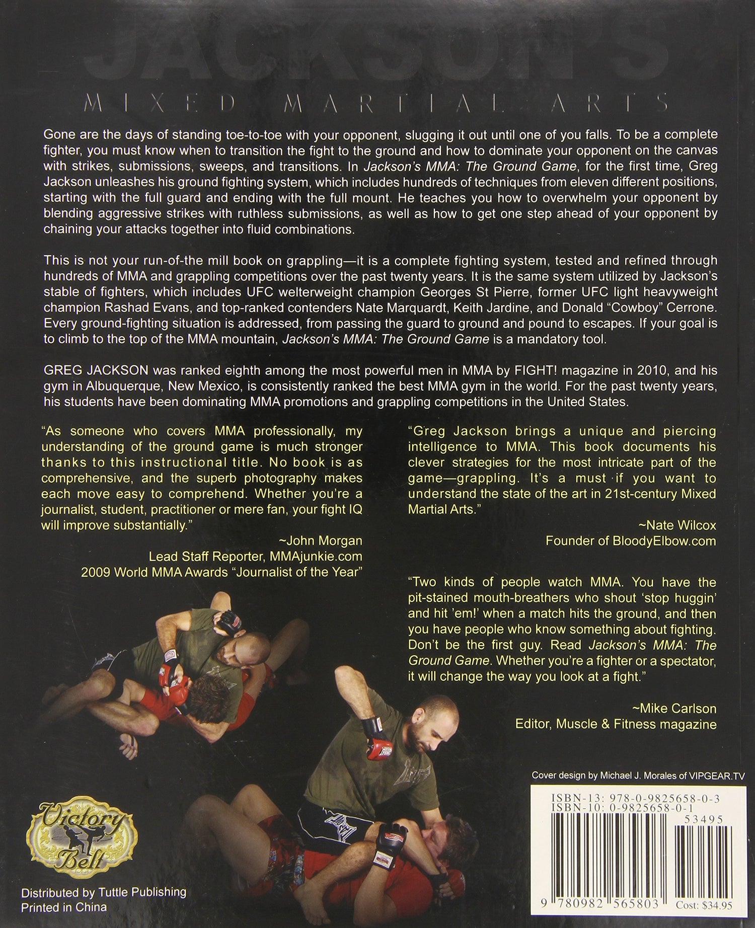 Jackson's Mixed Martial Arts: The Ground Game Book by Greg Jackson (Preowned) - Budovideos Inc