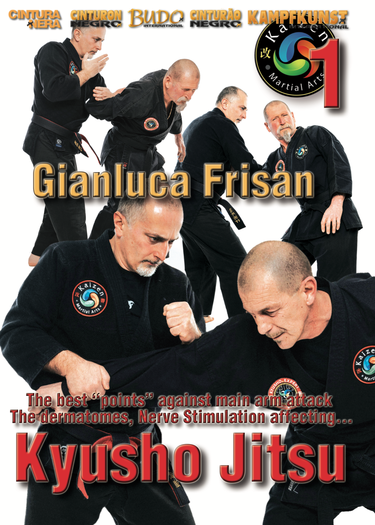 Mejor DVD 1 de estimulación nerviosa y ataques de brazos de Kyusho Jitsu con Gianluca Frisan