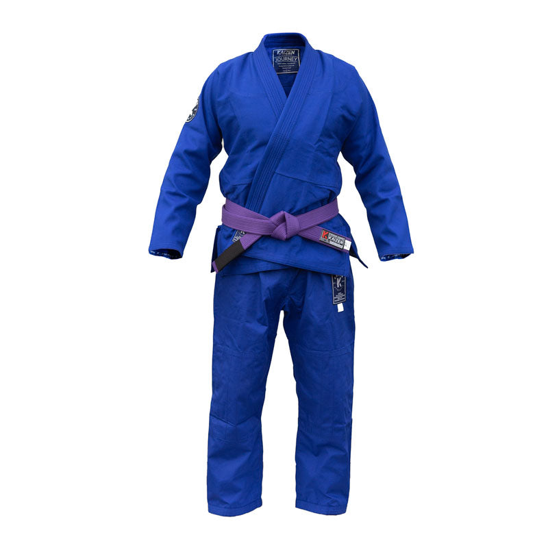 Kaizen Athletic Journey Jiu Jitsu Kimono - BLUE - Budovideos