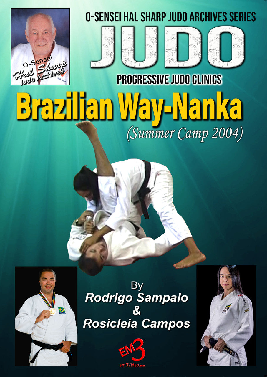 DVD de la Clínica de Judo Nanka del Camino Brasileño de Rodrigo Sampaio y Rosicleia Campos