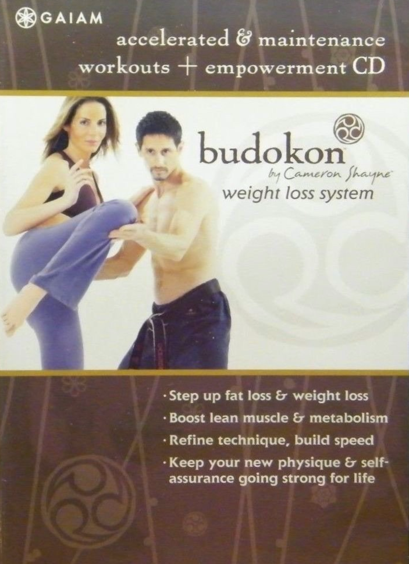 Sistema de pérdida de peso Budokon: entrenamientos acelerados y de mantenimiento + CD de empoderamiento de Cameron Shayne (usado) 