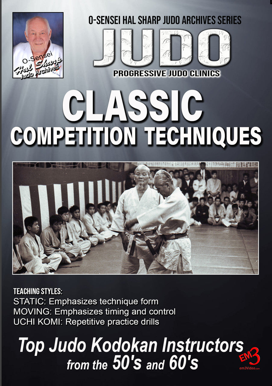 DVD de técnicas clásicas de competición de judo