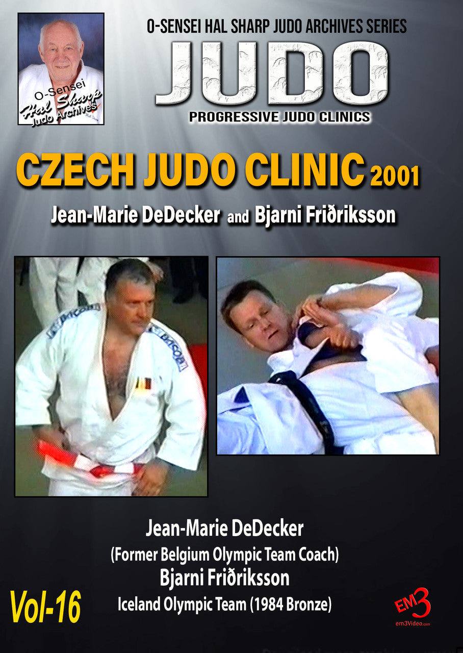 ジャン・マリー・デデッカーとビャルニ・フリオリクソンによるチェコ柔道クリニックDVD