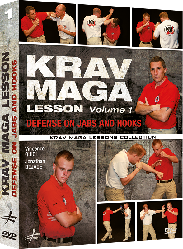 Krav Maga Lesson Vol 1 Defense Against Jabs & Hooks DVD By Vincenzo Quici & Jonathan Dejace - Budovideos Inc