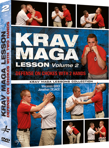 Krav Maga Lesson Vol 2 Defense Against Chokes with Two Hands DVD By Vincenzo Quici & Jonathan Dejace - Budovideos Inc