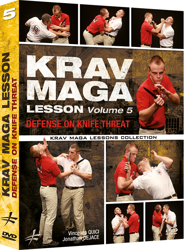 Krav Maga Lesson Vol 5 - Knife Defense DVD by Vincenzo Quici & Jonathan Dejace - Budovideos Inc